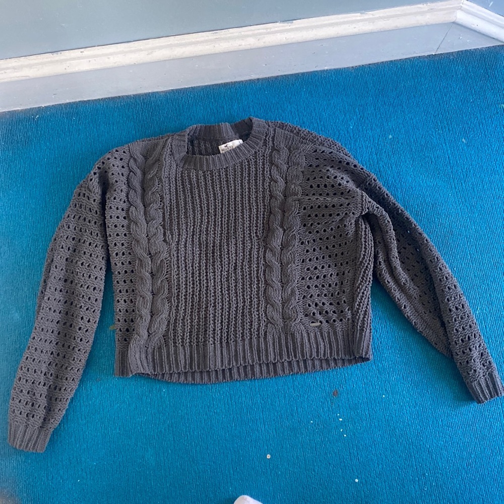 Small charcoal colored sweater